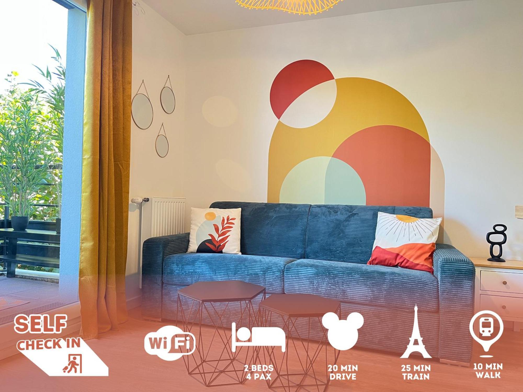 Le 24 Nautic, Appartement Douillet Bassin Olympique Disneyland & Paris Avec Parking Vaires-sur-Marne المظهر الخارجي الصورة
